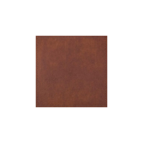 Risch COASTER-LTH 4X4 - Tuxedo Leather Bonded Leather Coaster (specify Color), Square
