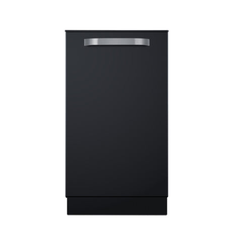 Summit DW184BADA Built-in Black Door Dishwasher 18" Wide ENERGY STAR Certified