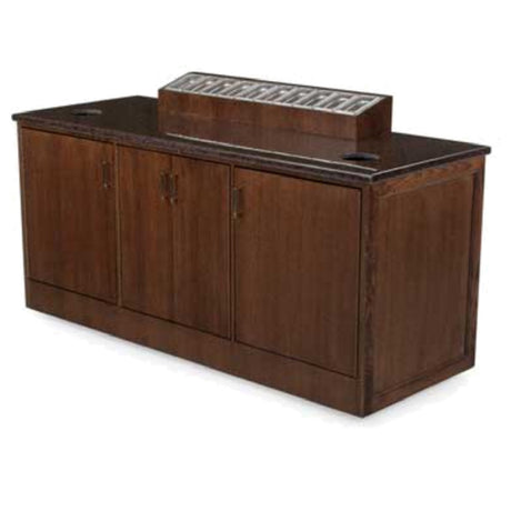 Forbes Industries 5751 Beverage Cart Wood Veneer Solid Wood Molding