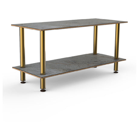 Steelite MGCMDX01GBXF Mogogo Buffet Solutions Modular Serving Table 2-tier 71" X 29-1/2" X 35"H