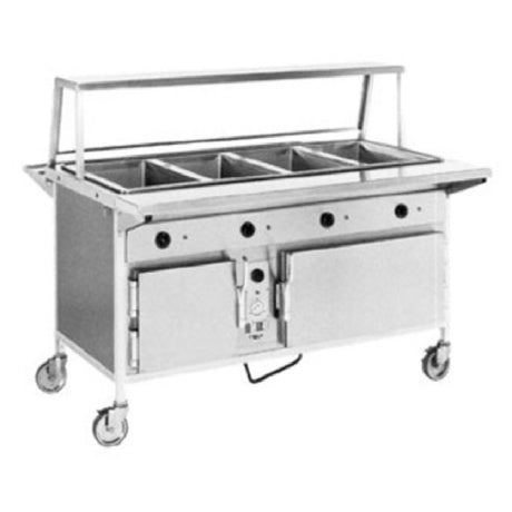 Atlas Metal CAHB-3 Hot Food Serving Counter With Heated Base 50"L Electric