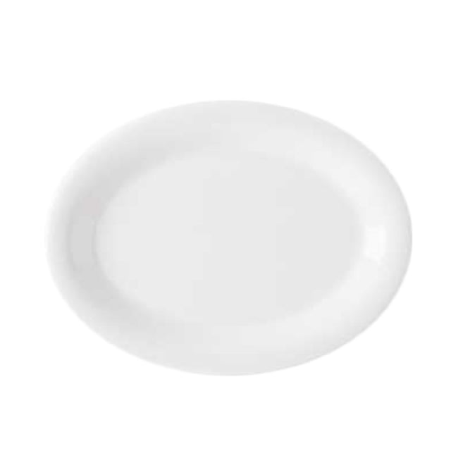 GET Enterprises OP-135-DW Diamond White™ Platter 13-1/2"L X 10-1/4"W Oval