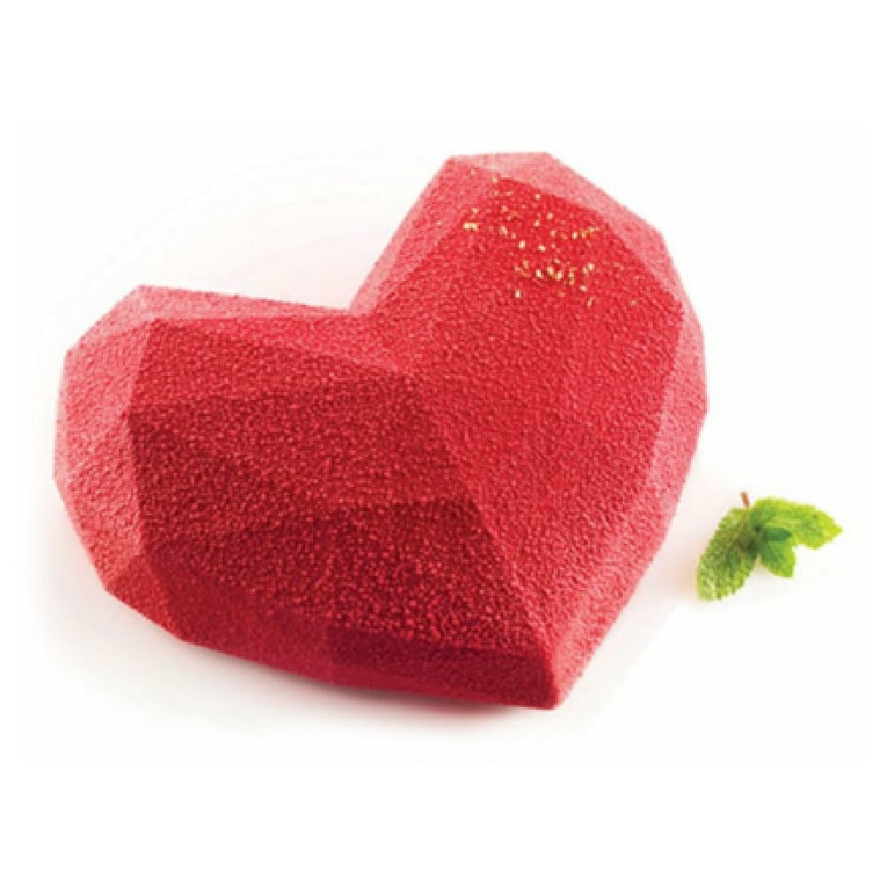 JB Prince MA155 Amore Origami (Heart) Mold Microwaveable Dishwasher Safe