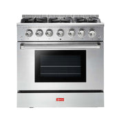 Omcan 48595 (CE-CN-3618U) Commercial Range Natural Gas 36" W