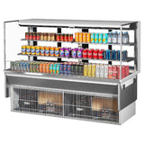 Turbo Air TOM-72L-UFD-W-3SI-N Drop-In Horizontal Open Display Case Low Profile