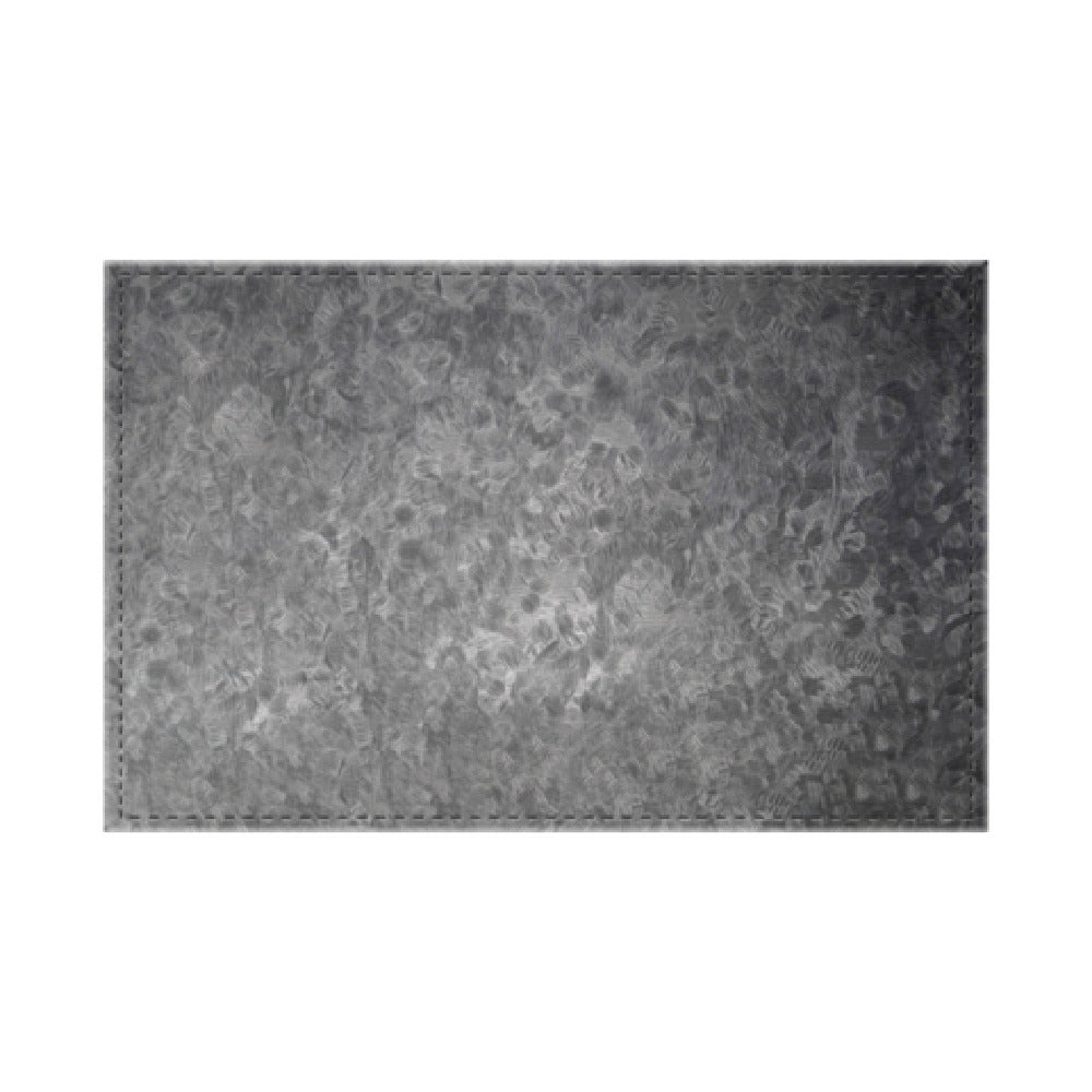 Risch TABLEMAT-MET 17X11 Brushed Metallic Faux-leather Table Mat (specify Color)