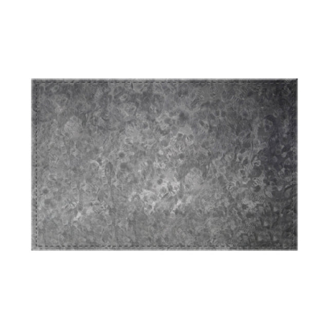 Risch TABLEMAT-MET 17X11 Brushed Metallic Faux-leather Table Mat (specify Color)