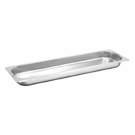 Omcan 80648 (80648) Half-size Long Stainless Steel Steam Table Pan 1.5" Deep