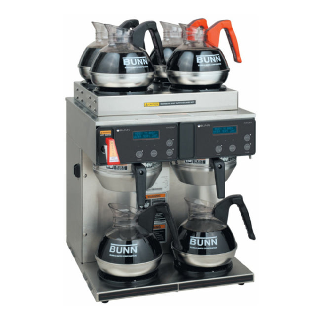 Bunn 38700.0014 AXIOM® 4/2 Twin Coffee Brewer Brews Total 15 Gallon Per Hour Capacity