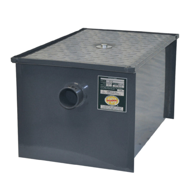 John Boos GT-100 Grease Interceptor 100 Lb. Grease Capacity 50 Gallons Per Minute Flow Rate