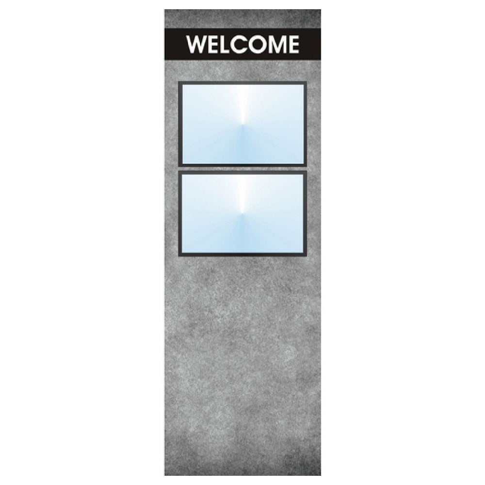 Hubert 76450 - Menu Board, 2-pocket, Floor Stand