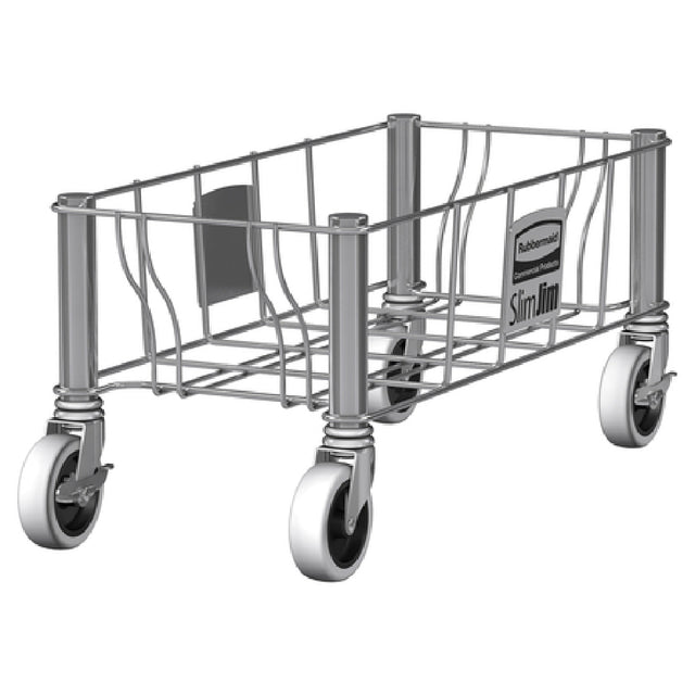 Rubbermaid 1968468 - Slim Jim® Dolly, Single, 20"L X 9-3/10"W X 9"H