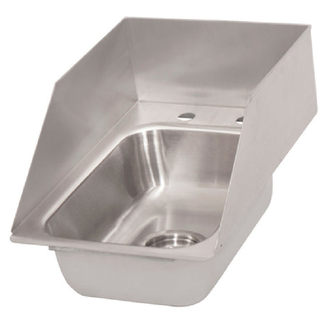 BK Resources DDI-1014524S Deep Drawn Drop-In Sink One Compartment 12-5/8"W X 18-1/2"D X 10-1/2"H Overall Size