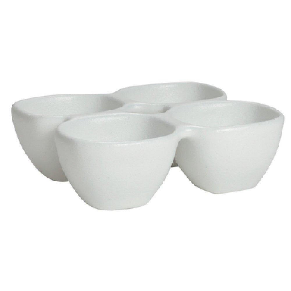 GET Enterprises BS303-MOD Bugambilia® Condiment Bowl 4-division 10 Oz.