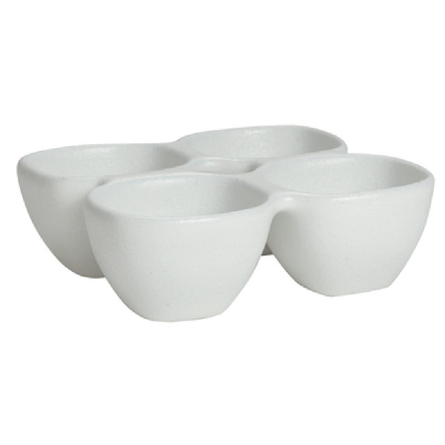 GET Enterprises BS303-MOD Bugambilia® Condiment Bowl 4-division 10 Oz.