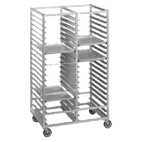 Channel 421A3 Cafeteria Tray Rack Double Section Standard Series