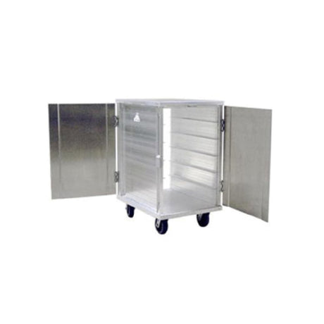 New Age Industrial 97655 Room Service Cart Pass-thru Aluminum Reinforced Doors