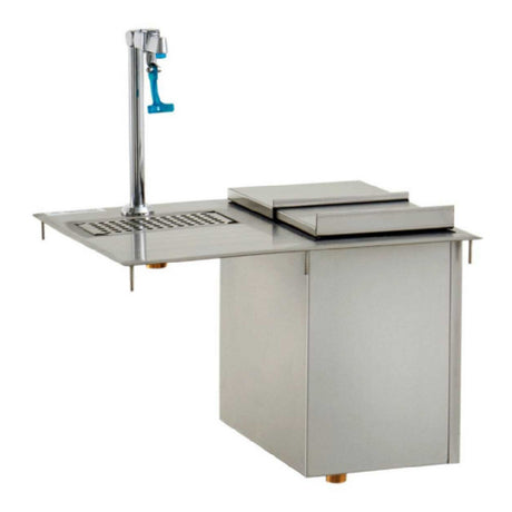 Hubert 45329 - Kratos Stainless Steel Water Station With Ice Bin And Glass Filler