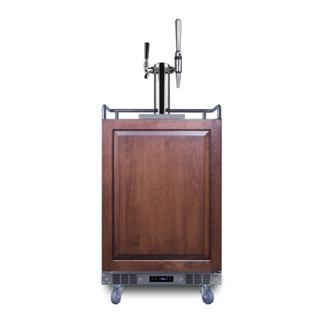 Summit SBC682PNRCMTWIN Cold Brew/Nitro Coffee Kegerator 24" Wide 5.6 Cu.ft. Capacity