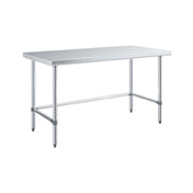 Sapphire Manufacturing SMTEO-1860G Worktable 60"W X 18"D X 35"H 18/430 Stainless Steel
