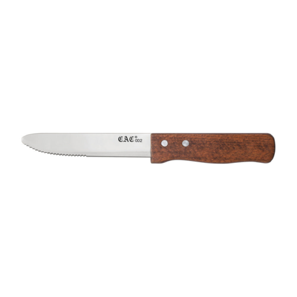 CAC China KWSK-50 Jumbo Steak Knife 5" Round Tip