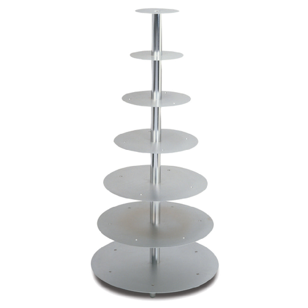 JB Prince R116 B Wedding Cake Stand 44"H Overall (7) Tiers Sizes: 6" 8" 10" 12" 16" 18" And 20"