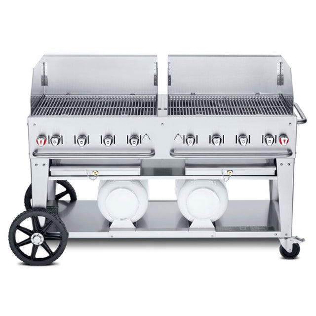 Crown Verity CV-CCB-60WGP Club Series Grill LP Gas 69"L X 28"D