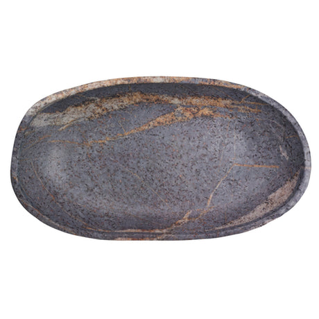 Steelite 7192TM301 Bowl 88 Oz. (2-3/4 Qt) 17"L X 9-1/2"W X 3"H