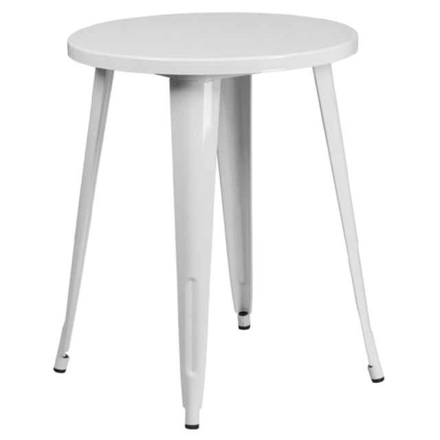 Flash Furniture CH-51080-29-WH-GG Table 24" Dia. X 29"H Dining Height