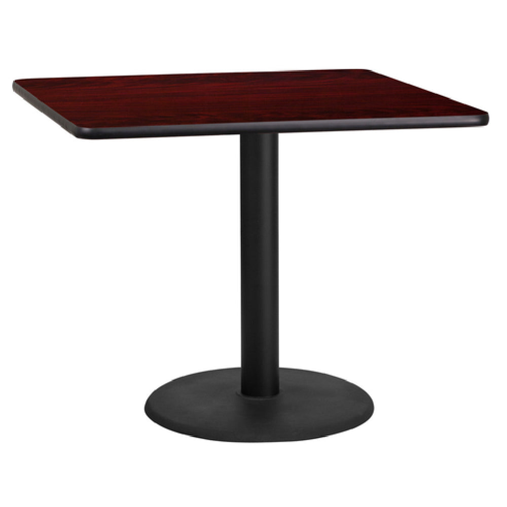 Flash Furniture XU-MAHTB-3636-TR24-GG Table 36"W X 36"D X 31-1/8"H Dining Height