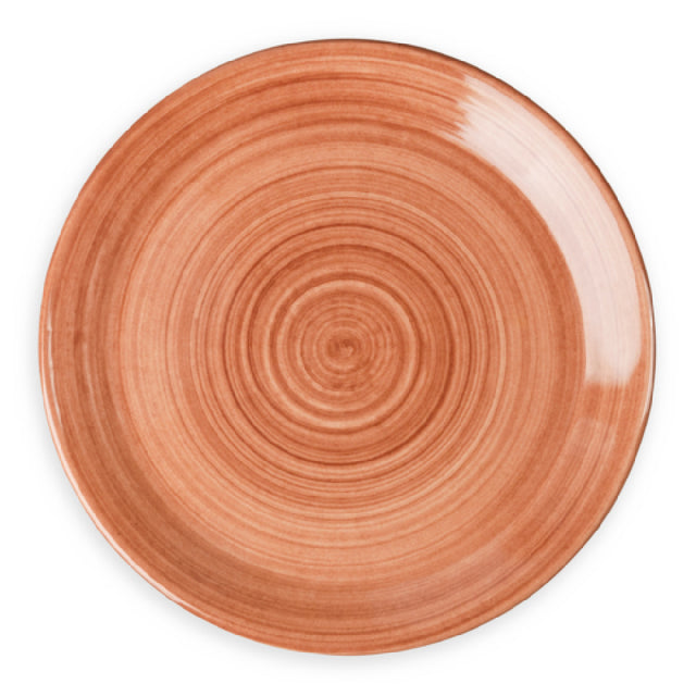 Bon Chef 54104-OR Brushstrokes Dinner Plate 10" Dia. X 0.75" H