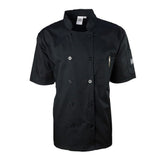 John Ritzenthaler Company J109BK-XL Chef Revival® Basic Chef's Jacket X-large Universal Fit