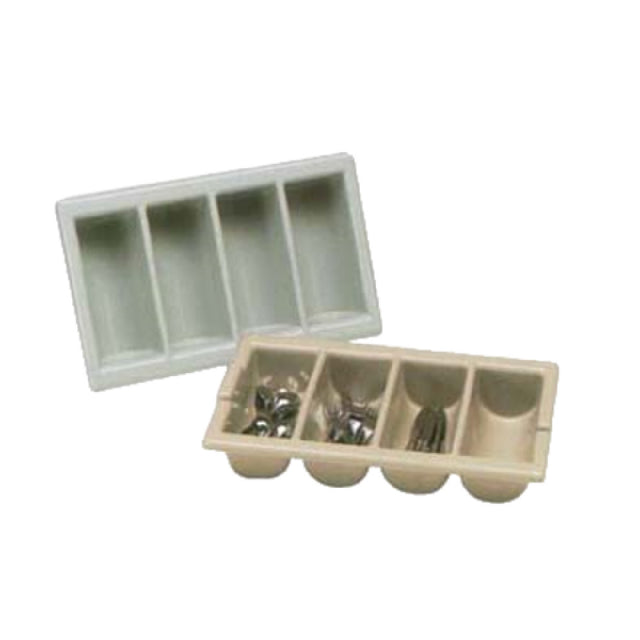 Vollrath 1375-01 Traex® Silverware Cutlery Box (4) Compartment 12-7/8"W X 20-7/8"D X 4-1/2"deep