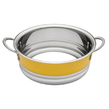 Bon Chef 72000-BL-Y Country French X Steam Table Food Pan Ring 8-5/8" Dia. X 3-1/4"H