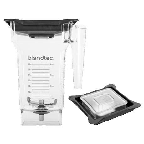 Blendtec 40-711-01 (FourSide-V) FourSide™ Jar 75 Oz. Capacity Jar With Measurements Up To 32 Oz.