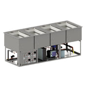 Atlas Metal WQHC-2 - Individual Hot/Cold Food Drop-In, 2-pan Size, Wet Or Dry