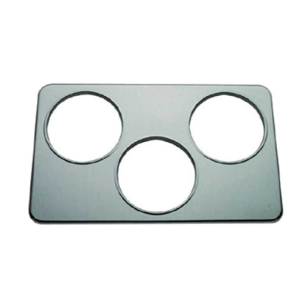 Duke 31 Adapter Plate With (3) 6-1/2" Inset Holes Stainless Steel