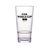 GET Enterprises S-18-FIFA26-LOGOBW FIFA Stackable Glass 20 Oz (21 Oz Rim-full) 3.4" Dia. X 6.6" H.