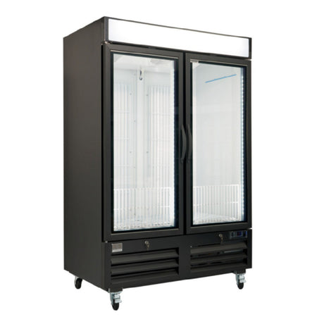 Kelvinator KCHGICM49FB (738322) 2-hinged Glass Door 54" Long Ice Cube Merchandiser With With Exterior Back