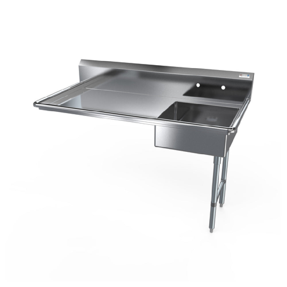 NBR Equipment UDT-50R Undercounter Dishtable Soiled Straight Design