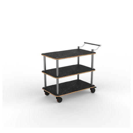 Steelite MGCRNX09MSXX Service Cart 41 1/2"W X 21"D X 36.0"H Mixed Materials