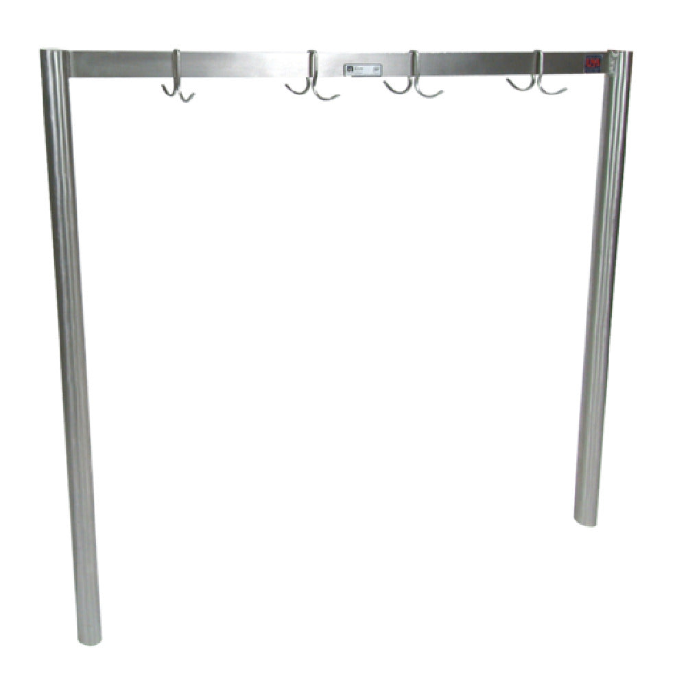 John Boos PRS1A Pot Rack Table Mount Single Bar