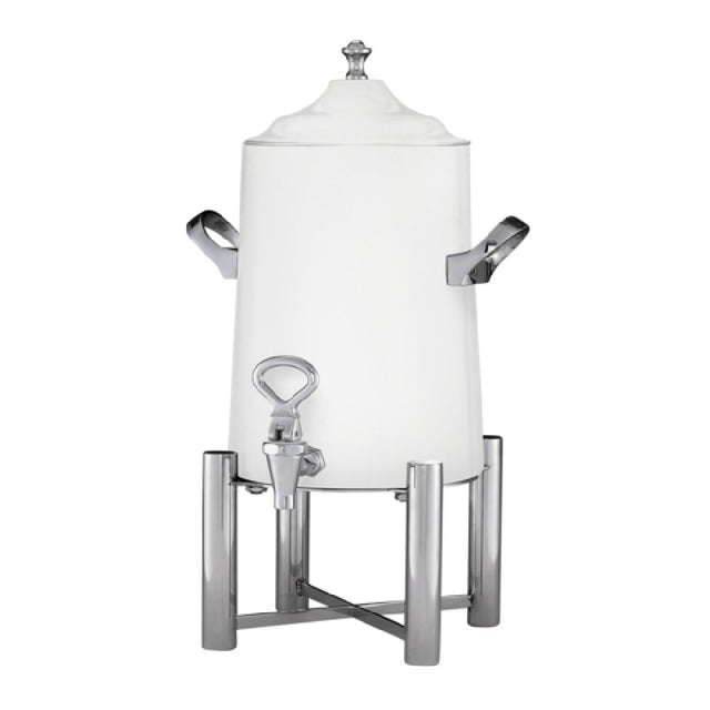 Steelite DW41WTVACWTSS Urn Tempo 1 1/2 Gal Vacuum Insulated White & Ss (Cust3Party Item) (Approx. Lead Time = 3 Weeks)