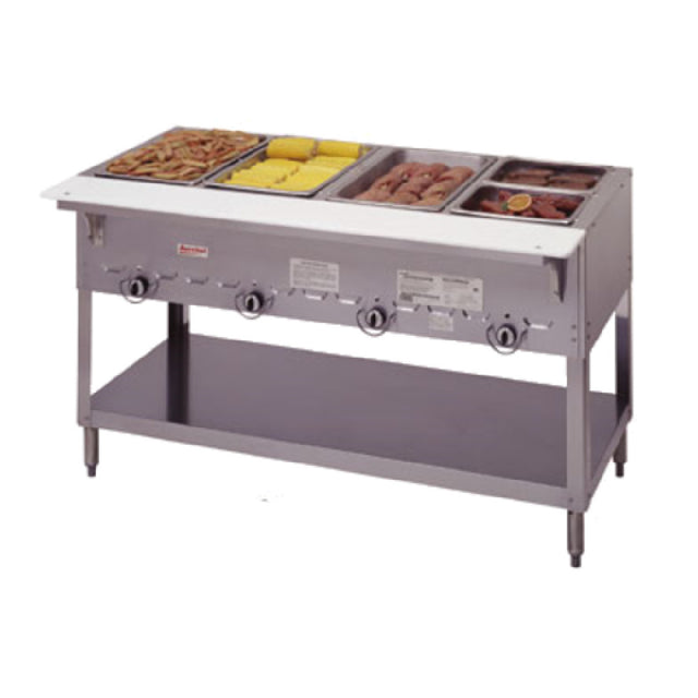 Duke 304_LP Aerohot Steamtable Hot Food Unit Gas 58-3/8"W X 22-7/16"D X 34"H