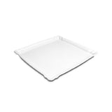 Steelite DFTSQ11CF020 Tray 11"W X 11"D X 1-1/4"H Café White