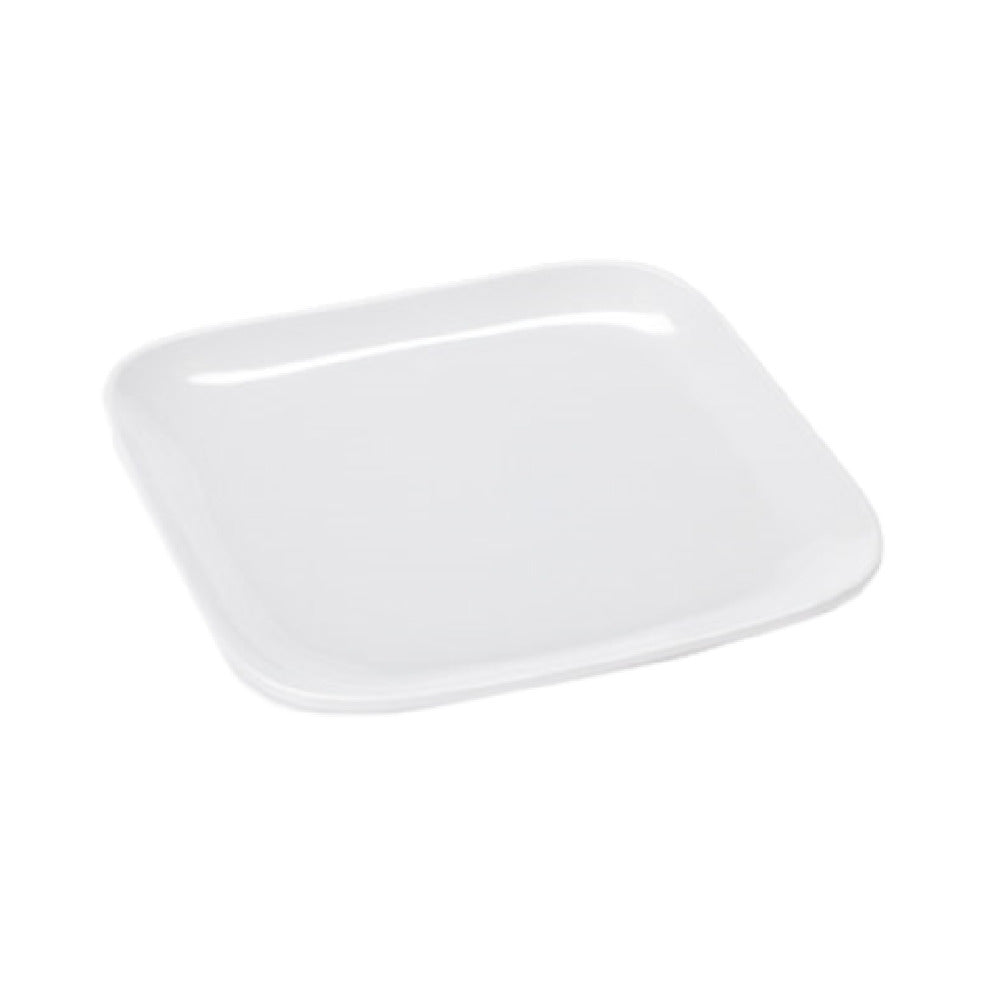 GET Enterprises CS-6114-W Siciliano® Plate 4"L X 4"W Square