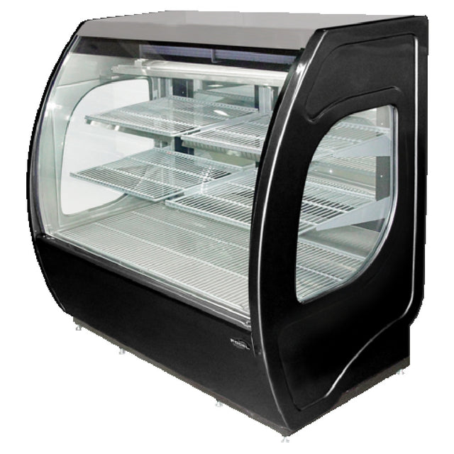 Howard-McCray ELITE-4-DC-B Elite Series Refrigerated Deli Display Case Curved Front Glass