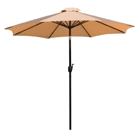 Flash Furniture GM-402003-TAN-GG Patio Umbrella 9 Foot Round Top