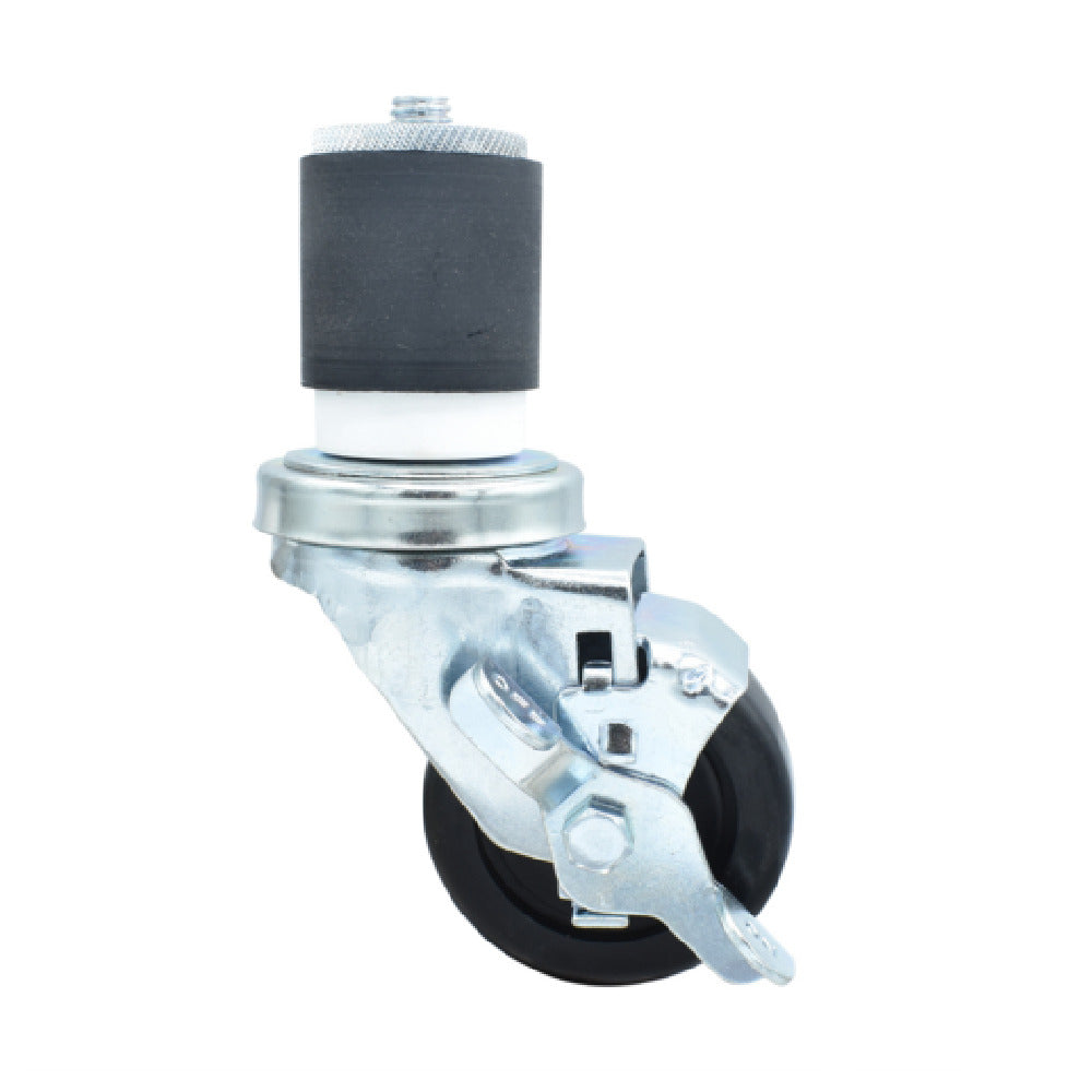 BK Resources 3SBR-4RA-LDP-TLB - Swivel Caster, 2" Expanding Stem, 3" Polyolefin Wheel