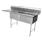 GSW USA SH24242L Sink Two Compartment 75-1/4"W X 30"D X 45"H